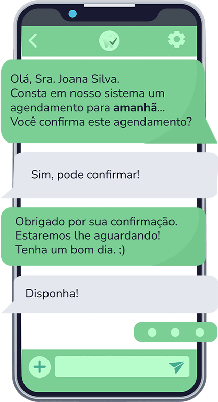 Confirmações automáticas via whatsapp - Agende Fácil